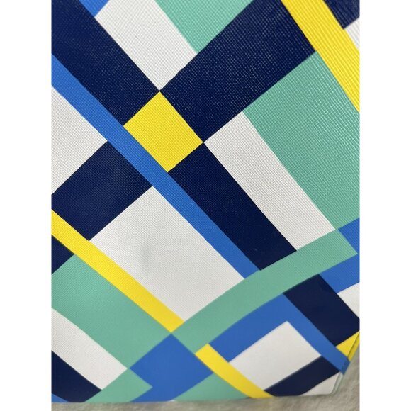 Kate Landry Multicolor Geometric Tote Bag With Tassel Accent & Dual Handles - Picture 4 of 11